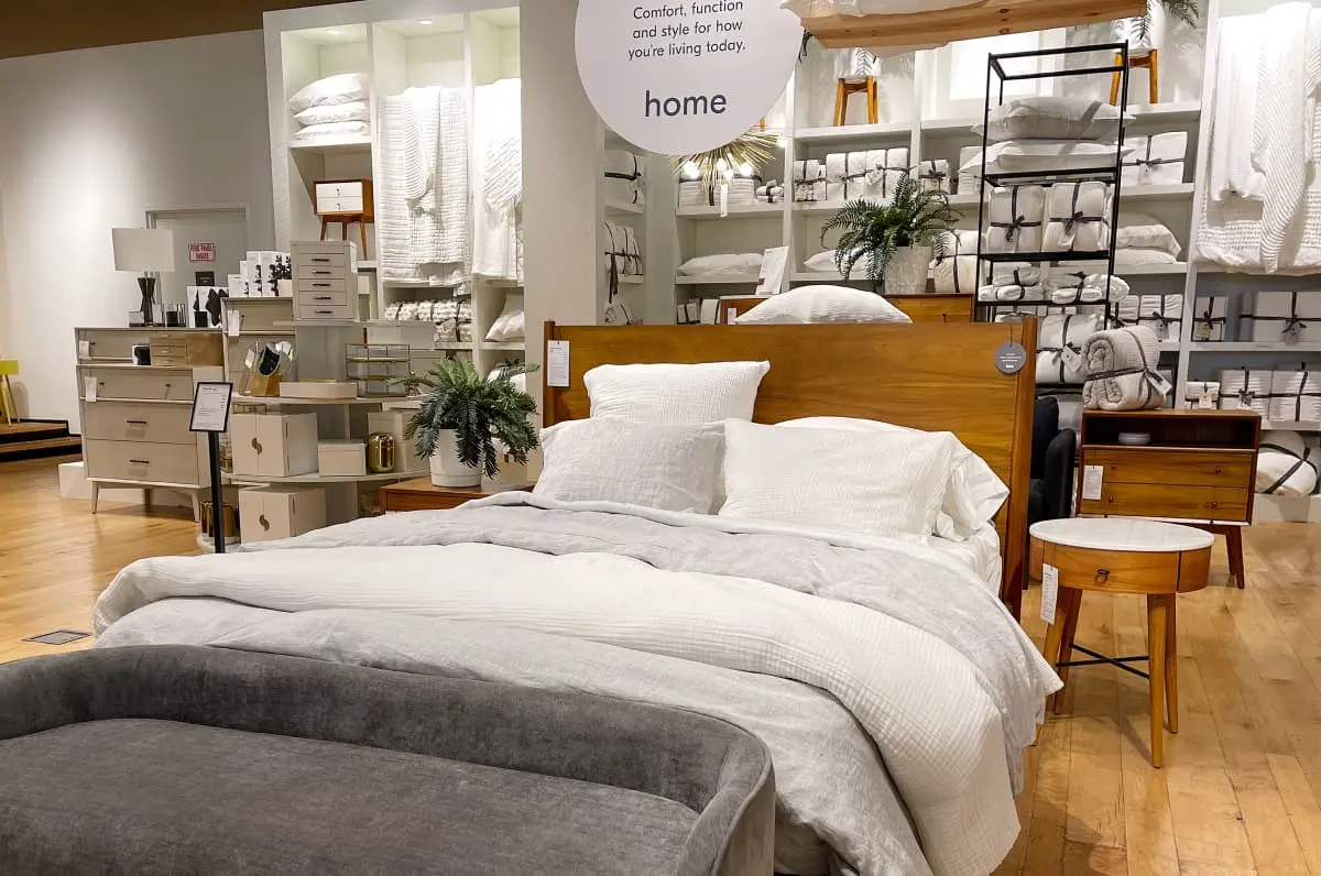 Retail showroom bed