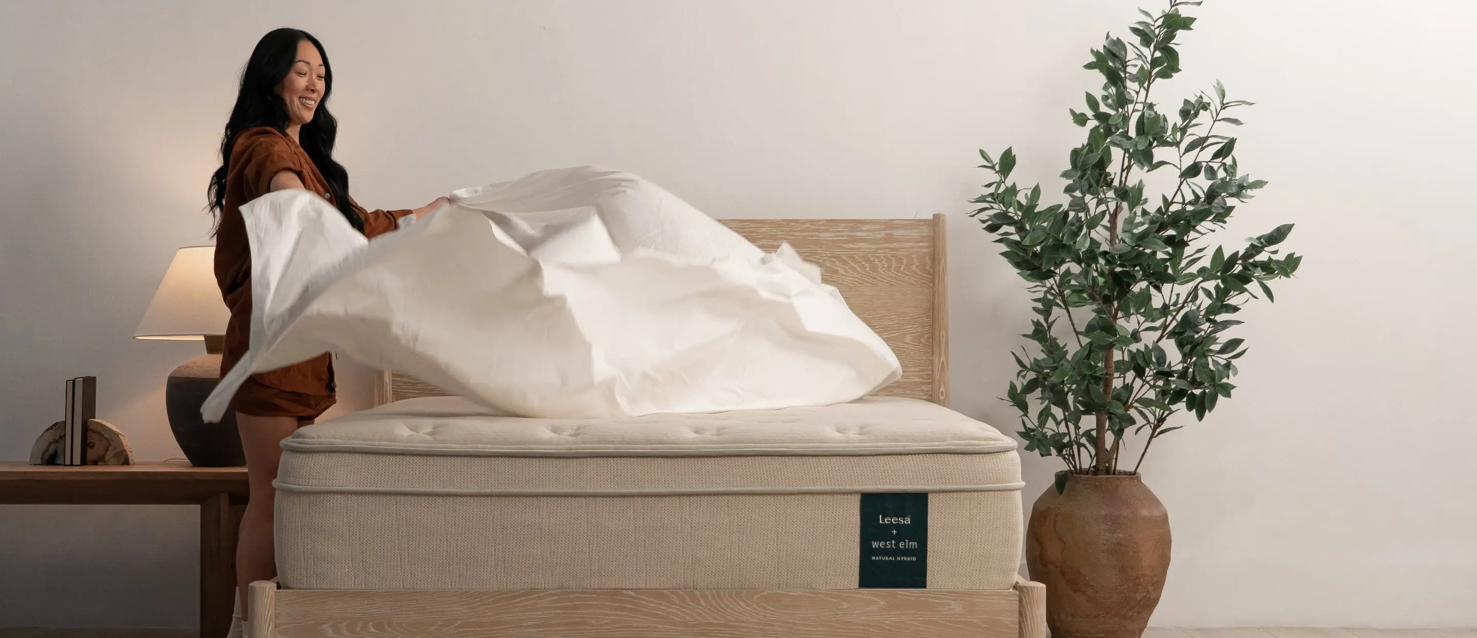 Letradiora and West Elm natural hybrid mattress